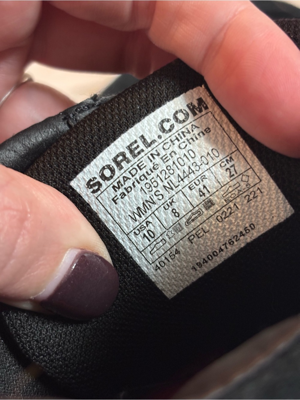 Sorel Black Suede Lace-Up Wedge Booties - Picture 4 of 8